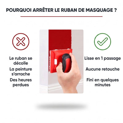 BordNet™ Outil pour Bords de Peinture Nets